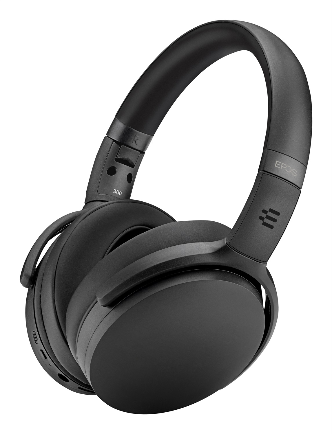 EPOS | Sennheiser ADAPT 360 Cuffie con Microfono Circumaurali Bluetooth Nero - Con Cavo e Senza Cavo, Soppressione Attiva del Rumore