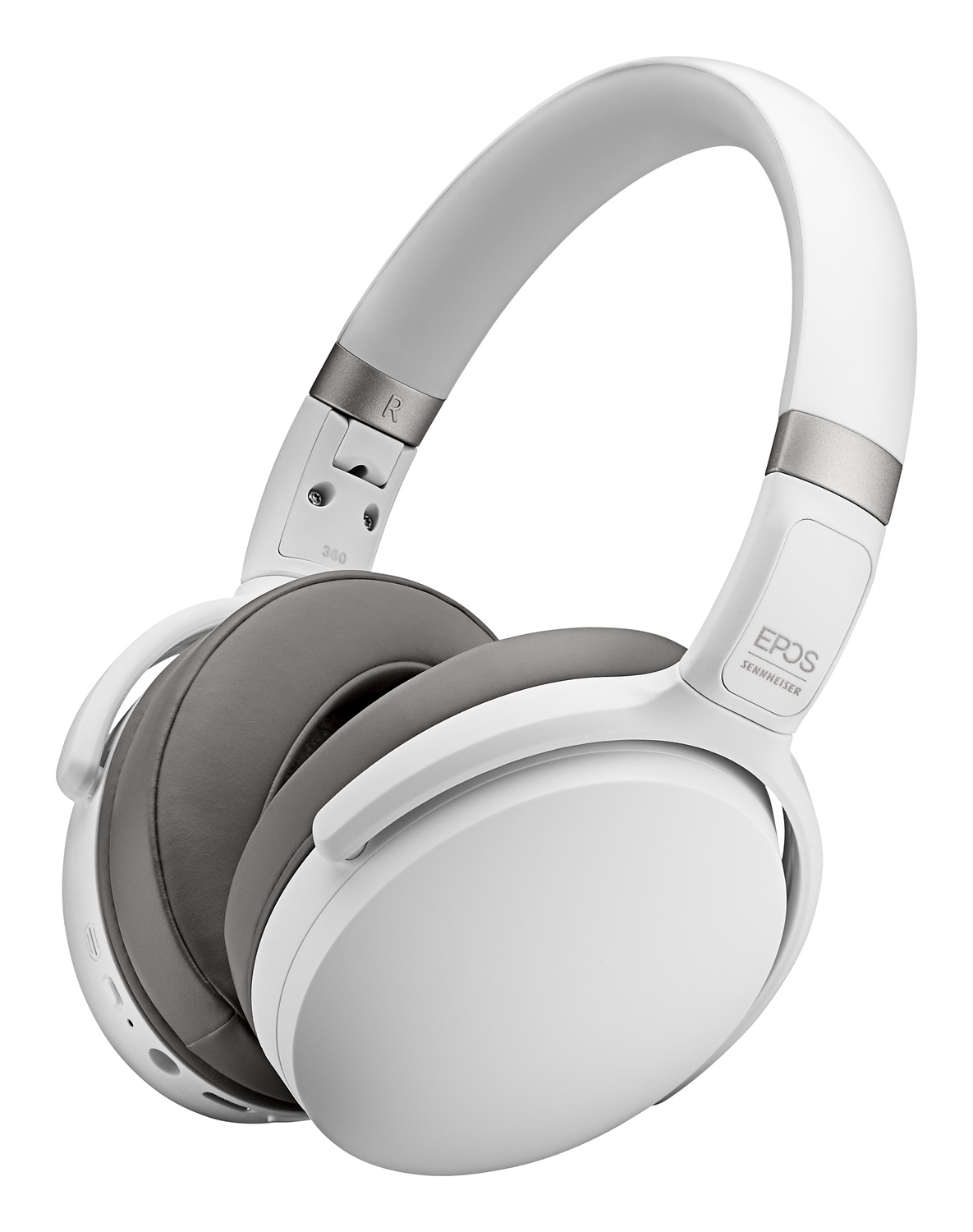 EPOS | SENNHEISER ADAPT 360 White - Cuffia Padiglione Auricolare Bluetooth con Cavo, Certificata per Microsoft Teams