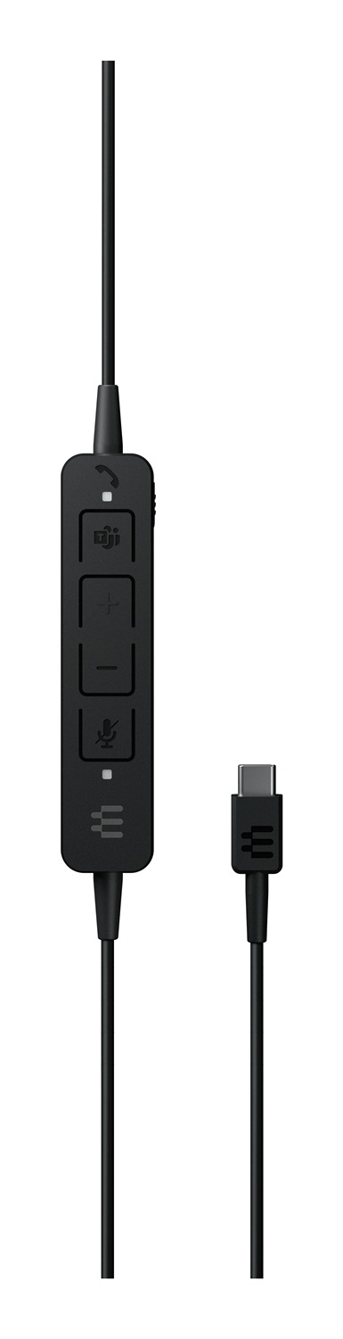 EPOS SENNHEISER ADAPT 160T ANC USB-C - Cuffia con microfono Cablata, Cancellazione Attiva del Rumore, Certificata Microsoft Teams, Design Ergonomico