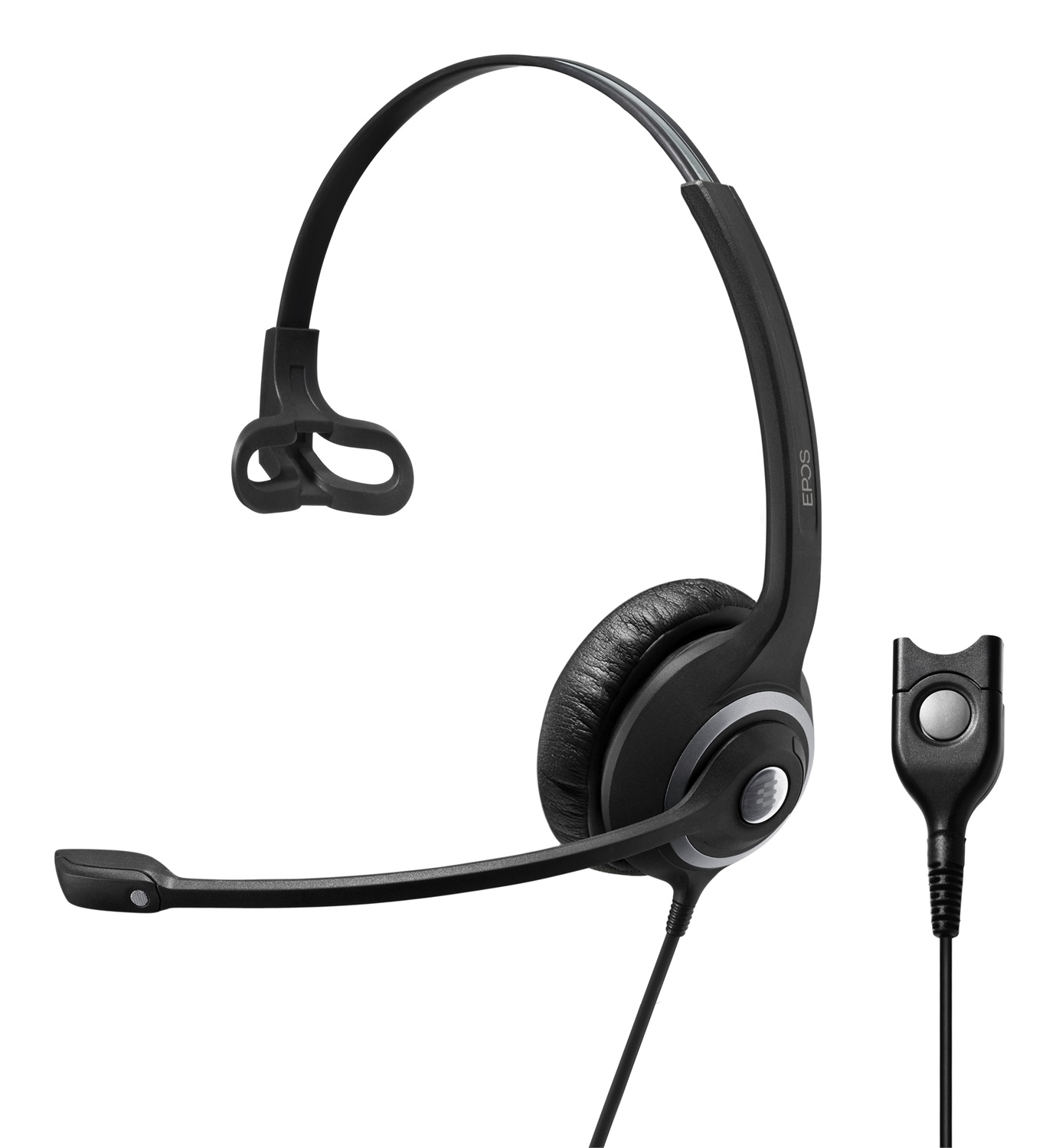 Sennheiser Circle SC 230 - Cuffie per telefono sovra-testa con cancellazione del rumore, cablate, nere e argento
