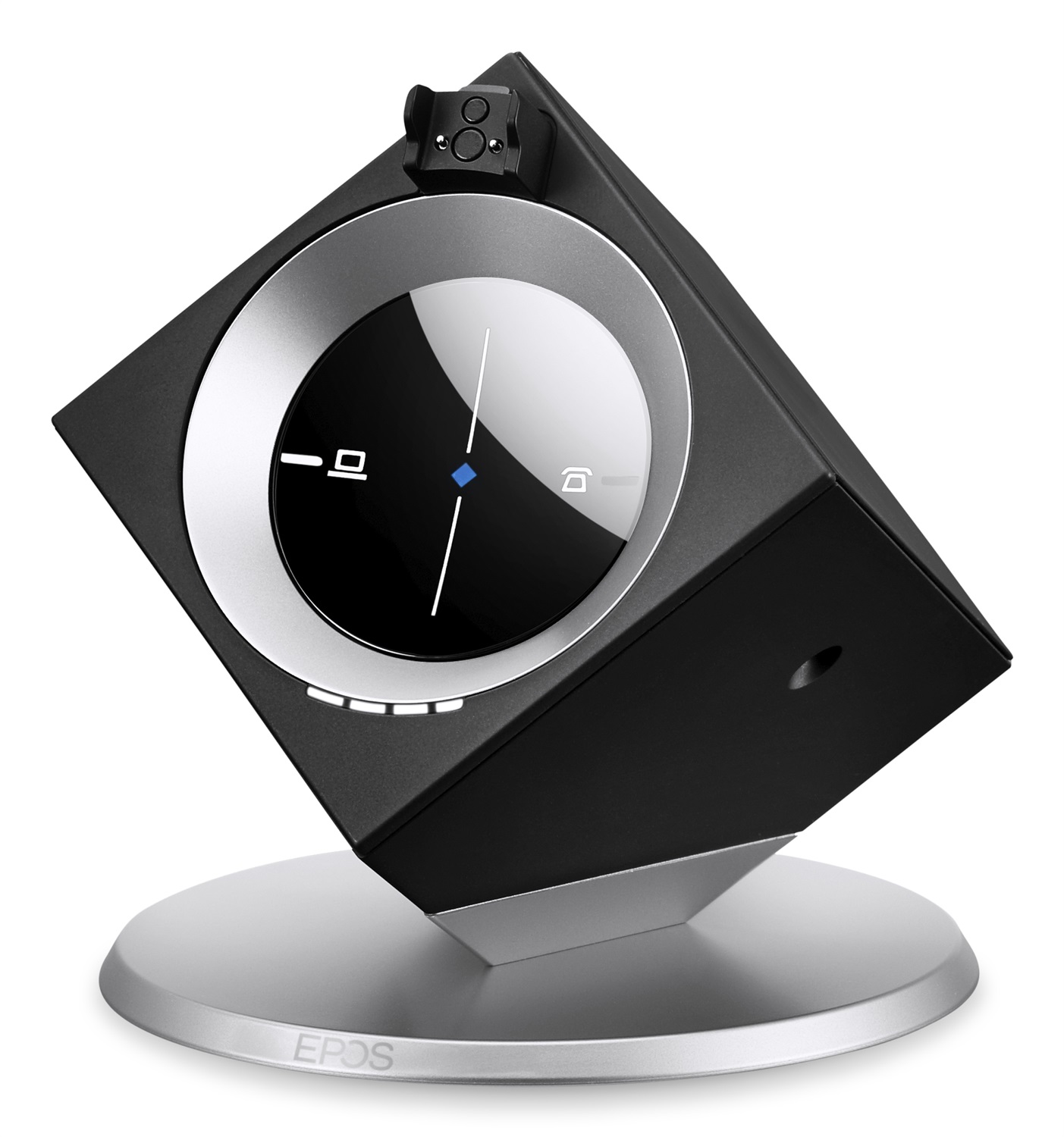 EPOS IMPACT DW Office ML - EU Auricolare Wireless A clip, A Padiglione, Passanuca Ufficio con Base di ricarica Nero e Argento