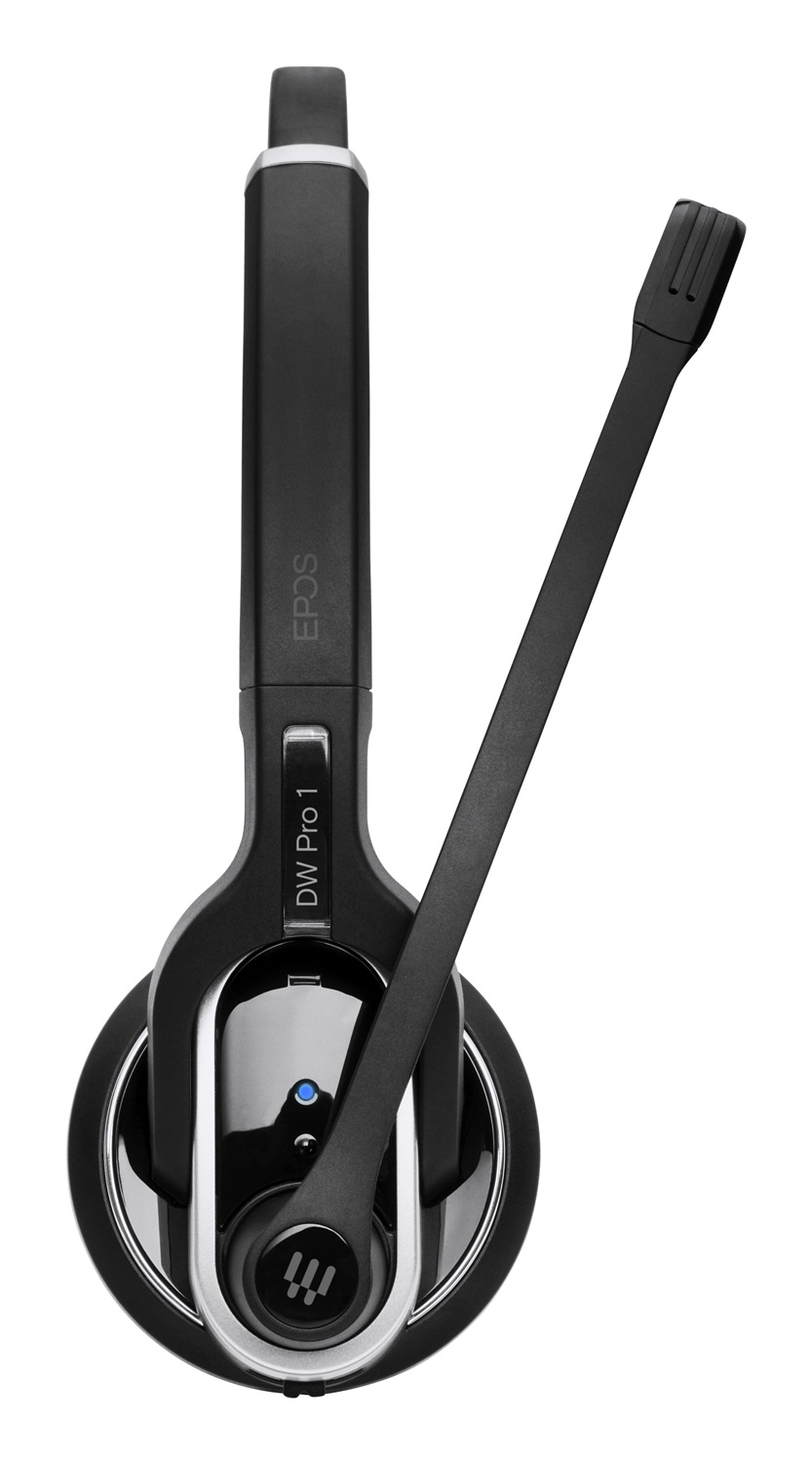 EPOS IMPACT DW Pro 1 ML - Cuffia Wireless Padiglione per Ufficio con Microfono e Ricarica, Range 180m