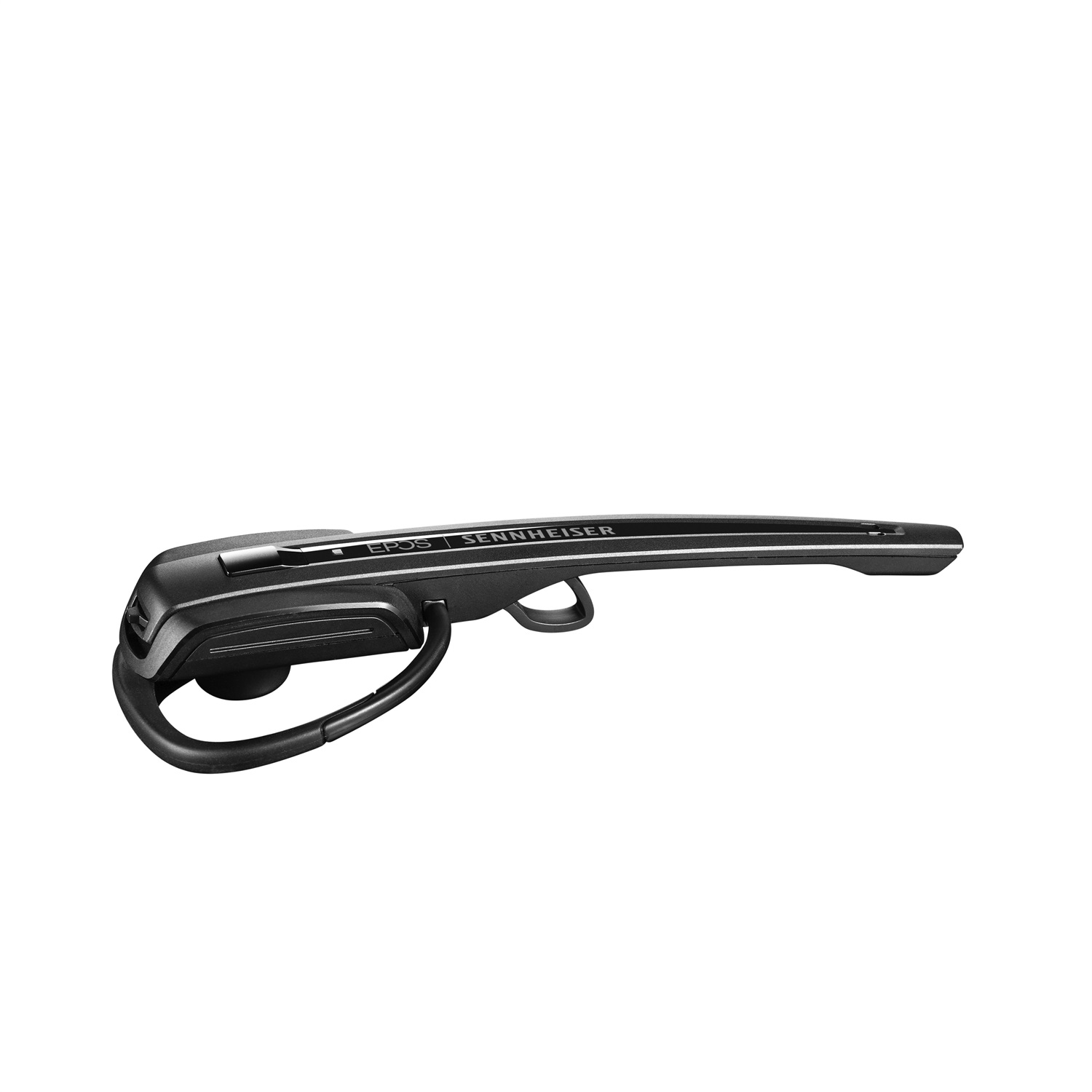 EPOS | SENNHEISER IMPACT D 10 HS Auricolare Wireless A Clip e A Padiglione per Ufficio, Nero e Argento