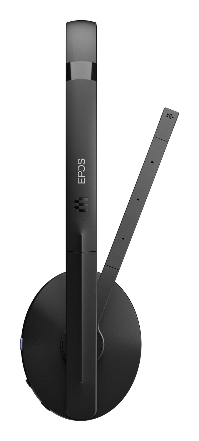 EPOS | SENNHEISER ADAPT 260 Auricolare Wireless Bluetooth A Padiglione per Ufficio con Microfono, USB-Dongle, Nero, Frequenza 20-20000 Hz, Peso 121 g