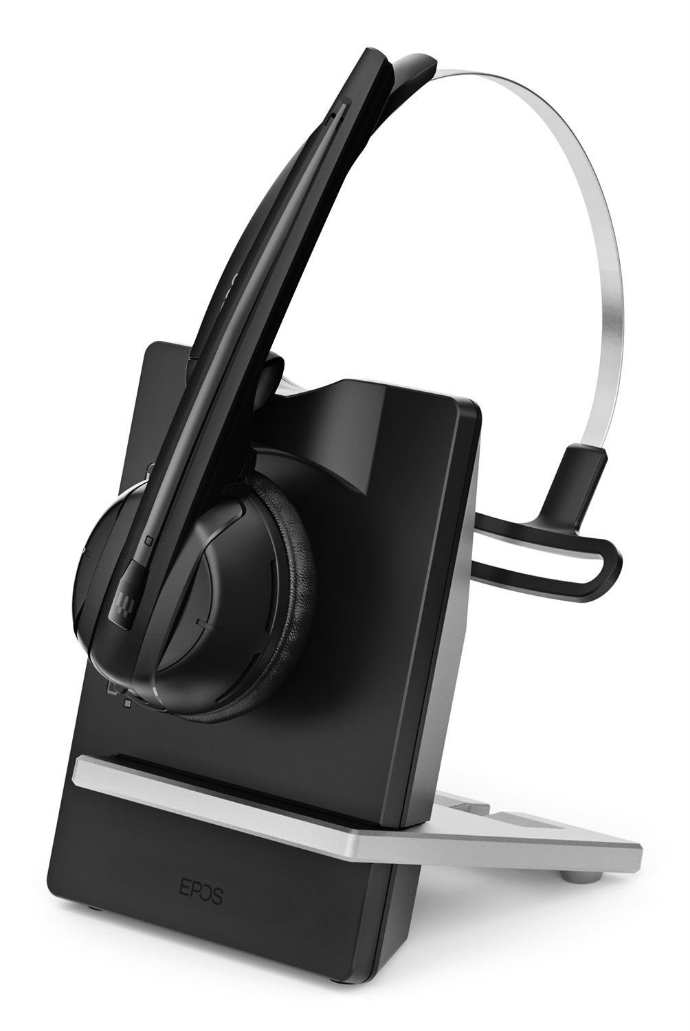 EPOS IMPACT D 10 Phone - Auricolare Wireless A Padiglione per Ufficio con Base di Ricarica Nero