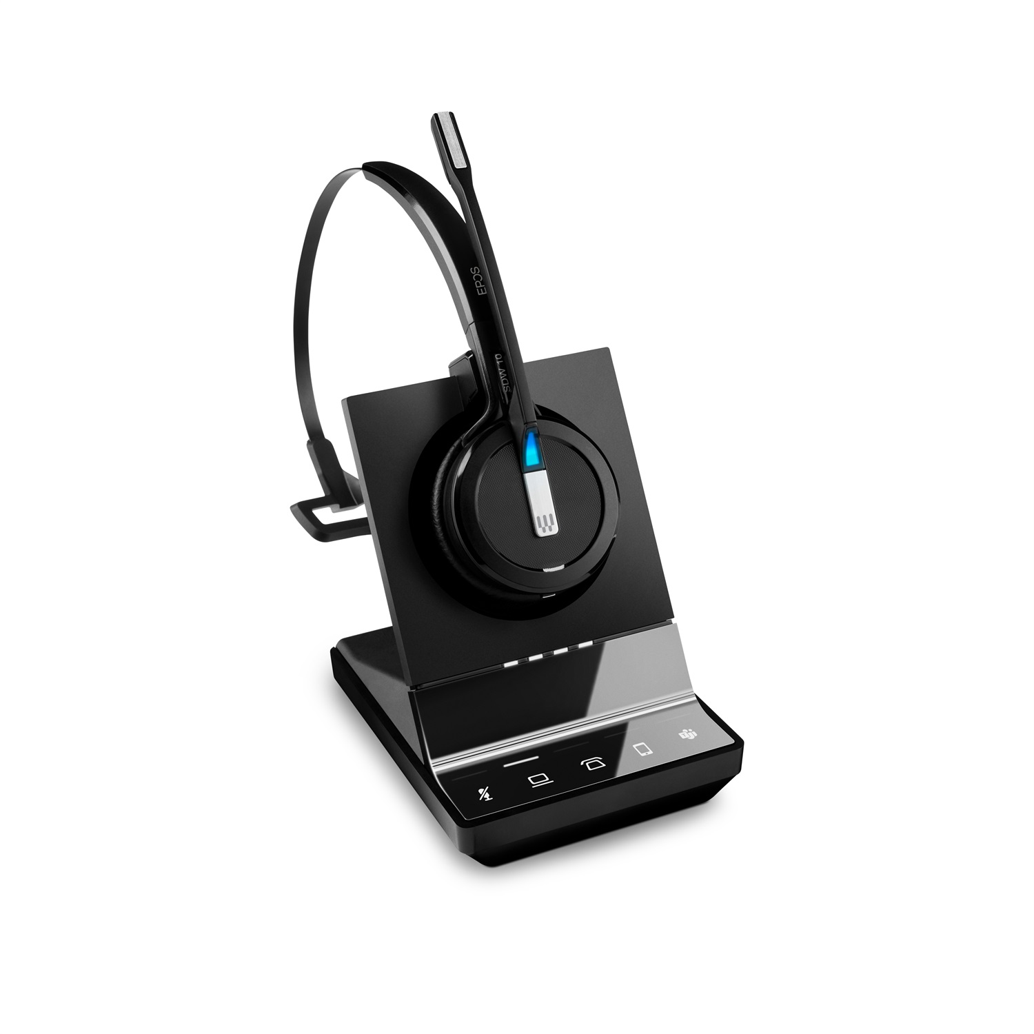EPOS IMPACT SDW 5016T - Auricolare Wireless A Padiglione per Ufficio Nero con Microfono Asta e Portata Fino a 180 m