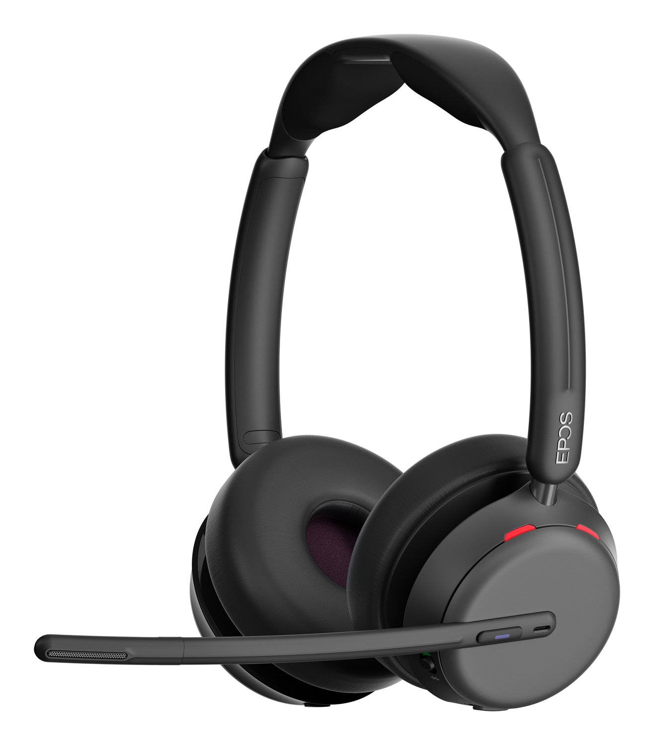 EPOS IMPACT 1060T ANC Auricolare Wireless A Padiglione Bluetooth con Active Noise Cancellation e Certificazione MS Teams - Nero