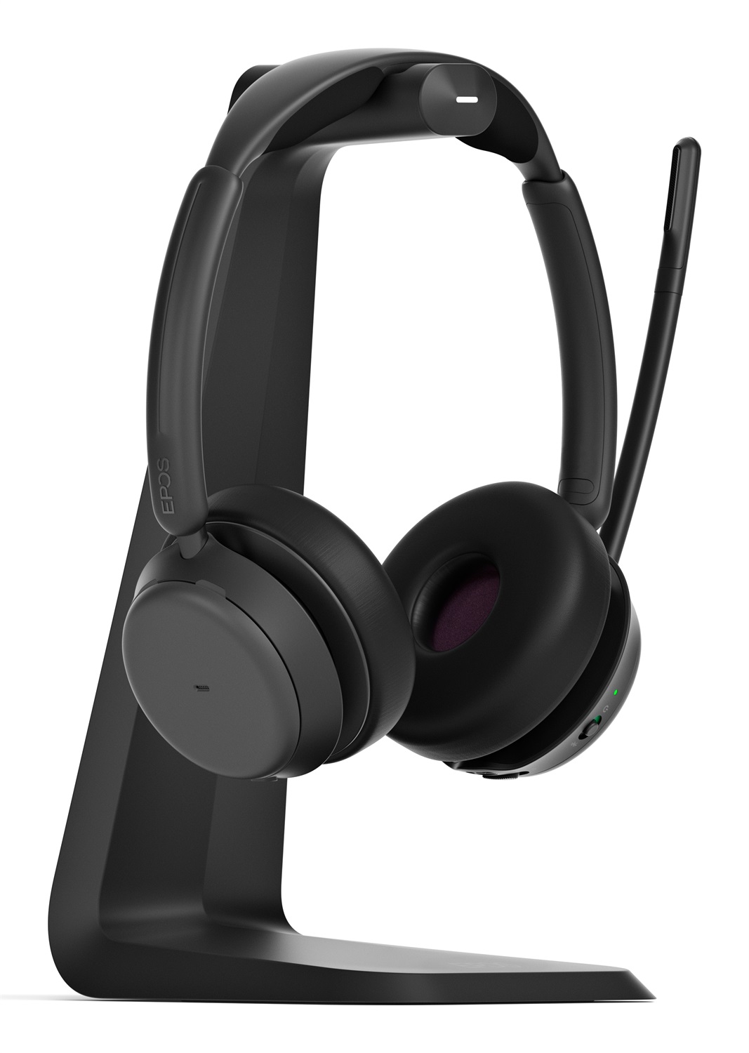 EPOS IMPACT 1061T ANC Auricolare Wireless Bluetooth con Active Noise Cancelling, Certificazione Microsoft Teams, Design Leggero e Connettività Multipunto - Nero