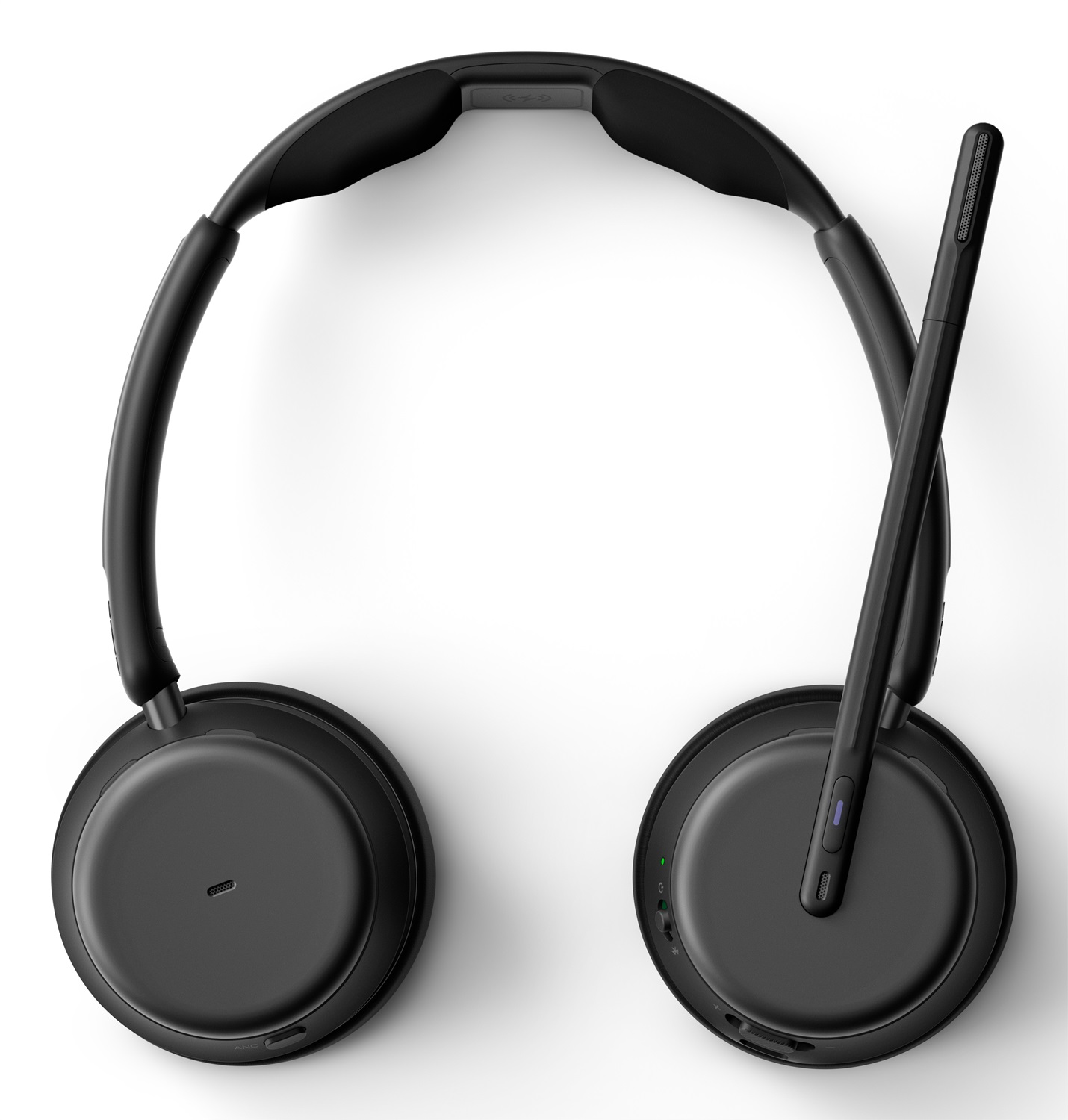 EPOS IMPACT 1061T ANC Auricolare Wireless Bluetooth con Active Noise Cancelling, Certificazione Microsoft Teams, Design Leggero e Connettività Multipunto - Nero