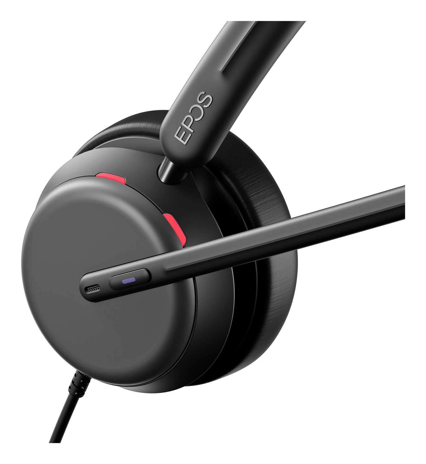 EPOS IMPACT 860T Cuffie Doppie con Cavo USB-C e USB-A, Certificato Microsoft Teams, Microfono Noise-Cancelling, Super Wideband Audio, Vestibilità Confortevole per Ufficio