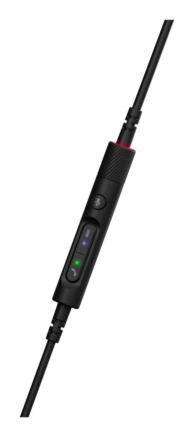 EPOS IMPACT 730T Auricolare Cablato Nero - Musica e Chiamate, Frequenza 20-20000 Hz, Cavo 1,8 m, Peso 85,05 g, Certificato Microsoft Teams