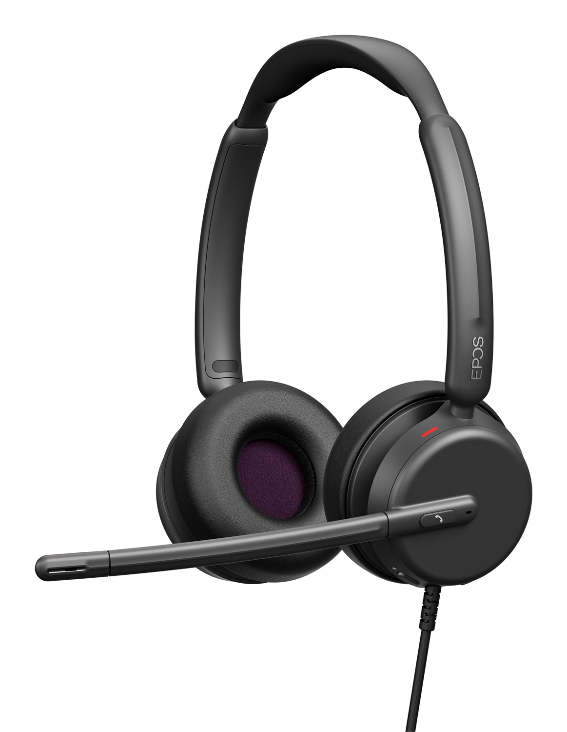 EPOS IMPACT 460 Cuffie Binaurali On-Ear Cablato USB-C/USB-A con Microfono Noise-Cancelling per Musica e Chiamate, Comfort Duraturo, Ottime per Ufficio e Casa