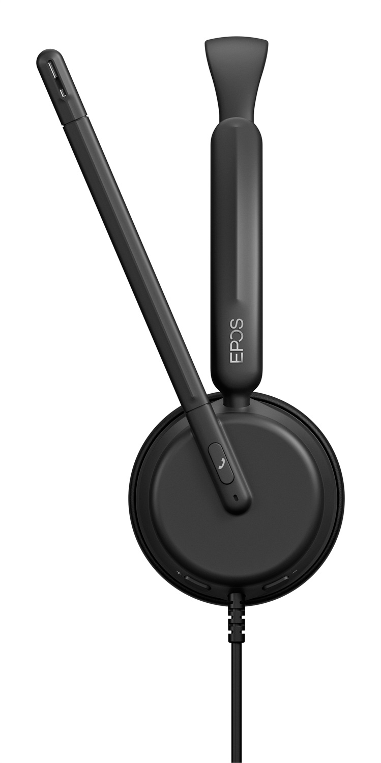 EPOS IMPACT 430 Auricolare Cablato On-Ear con Microfono Noise-Cancelling, USB-C e USB-A, Audio di Alta Qualità, Leggero per Lavoro Remoto e Chiamate
