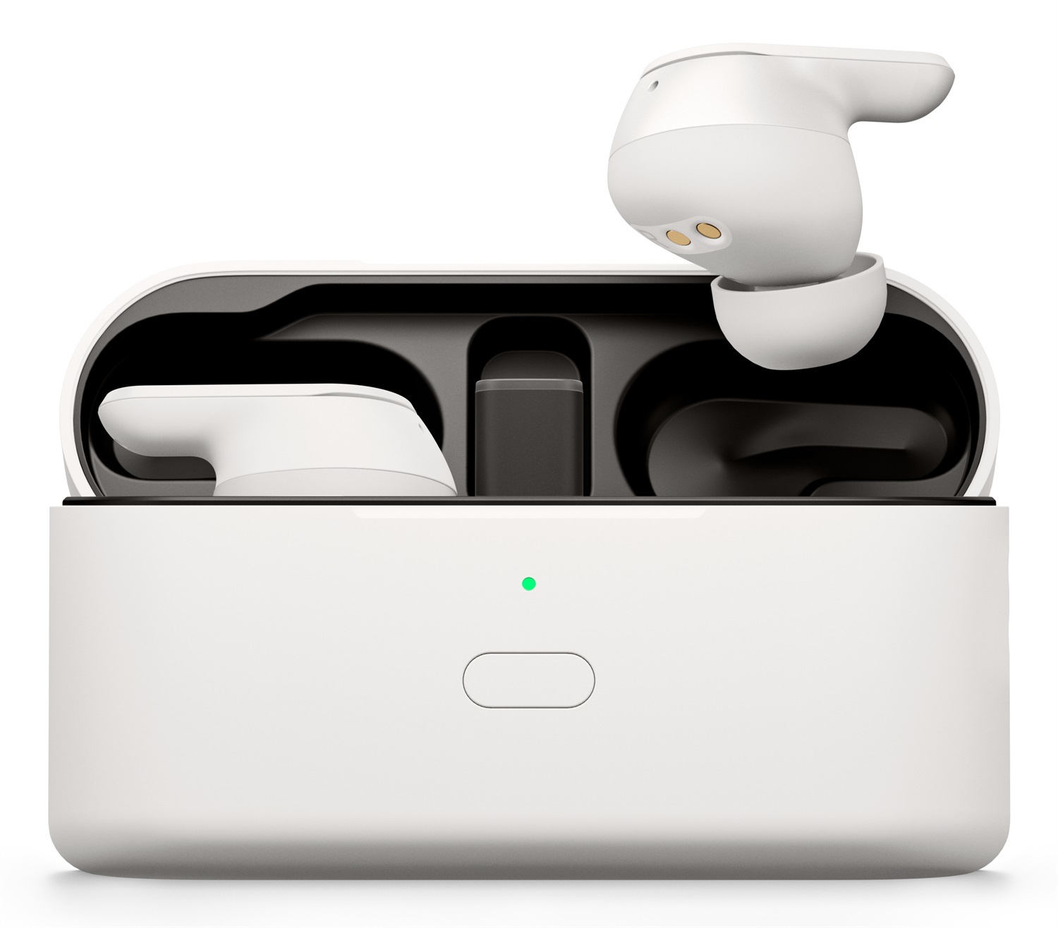 EPOS ADAPT E1 Auricolari True Wireless Stereo (TWS) Bluetooth Bianco con ANC Ibrido, 50H Batteria, Ricarica Wireless e Certificati Microsoft Teams