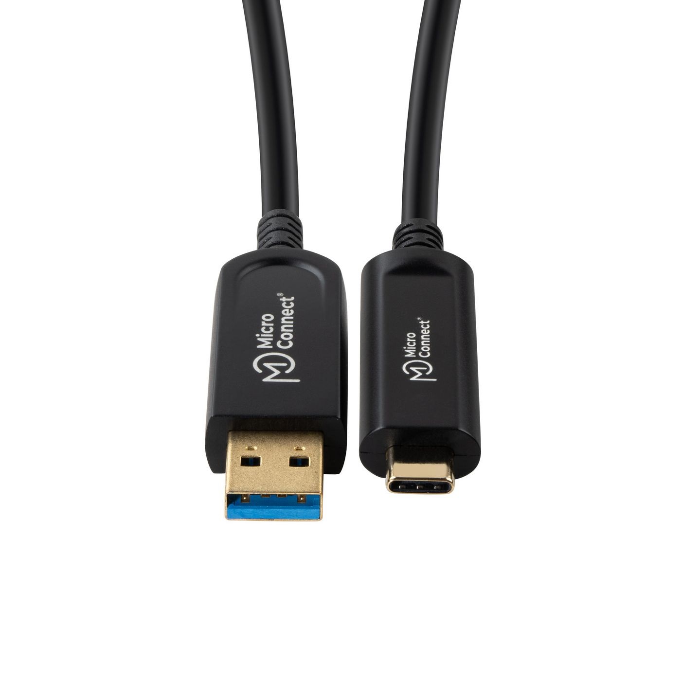 MicroConnect Premium Optic USB Cable 3.2 Gen 2 - Cavo USB A a USB C, 5 m, Nero