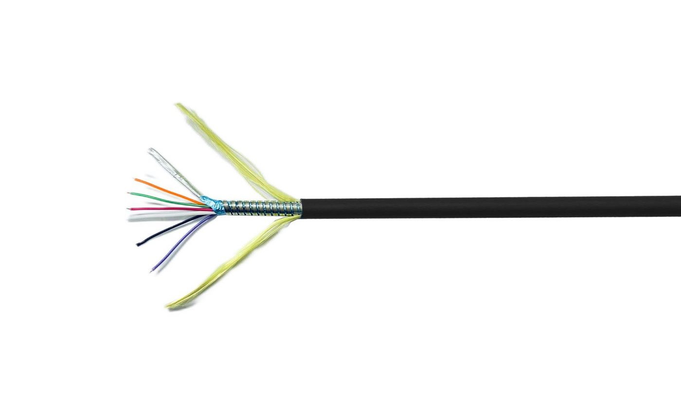 Vivolink PROHDMIOP20AM Cavo HDMI 20 m Armoured Optic 4K, HDMI tipo A (Standard), Placcatura Oro, Versione 2.0, Compatibile 3D