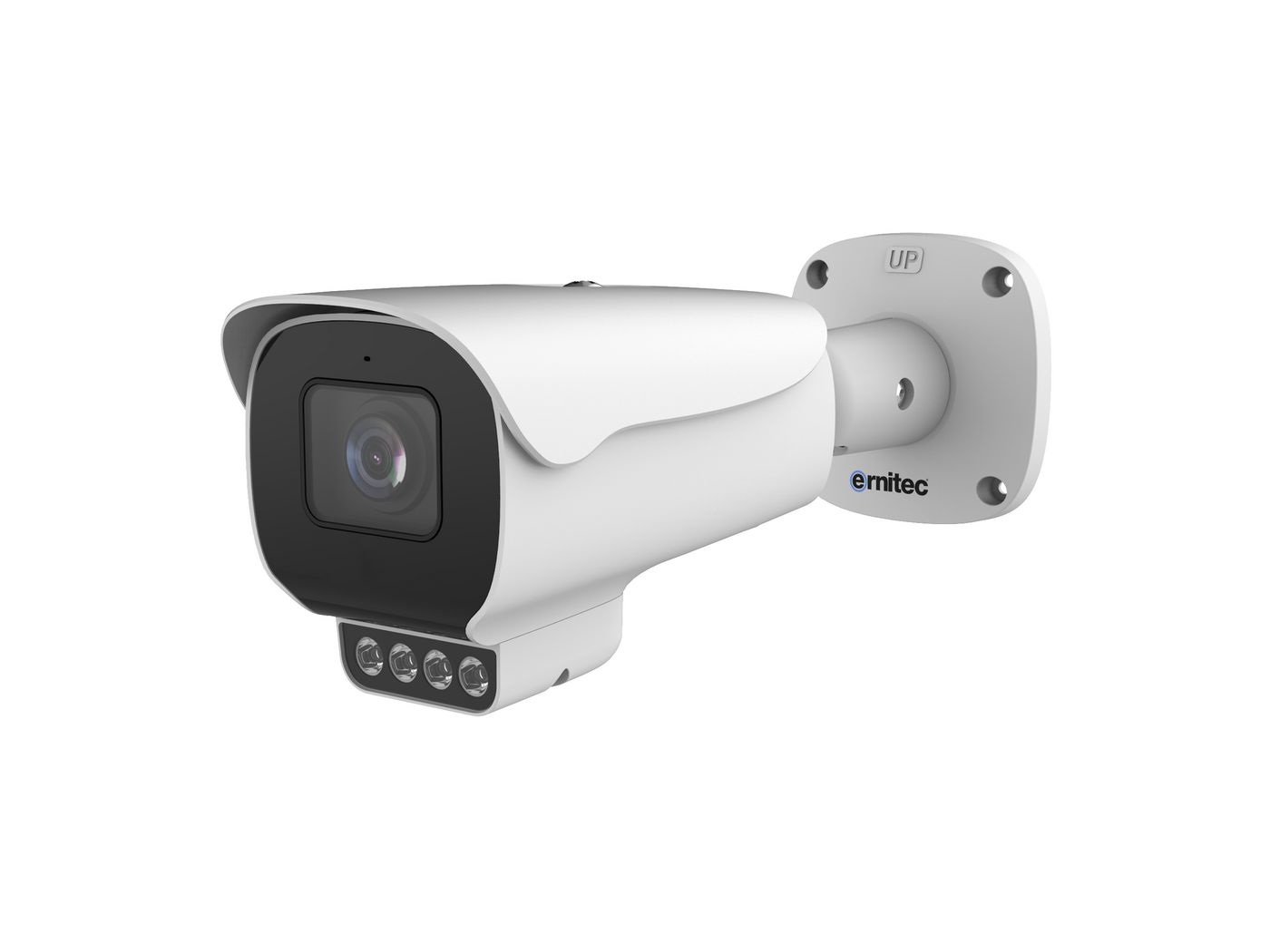 Ernitec 0070-08215 Telecamera di Sicurezza IP Bullet Bianco per Interno ed Esterno 2592 x 1944 Pixel Montaggio a Parete