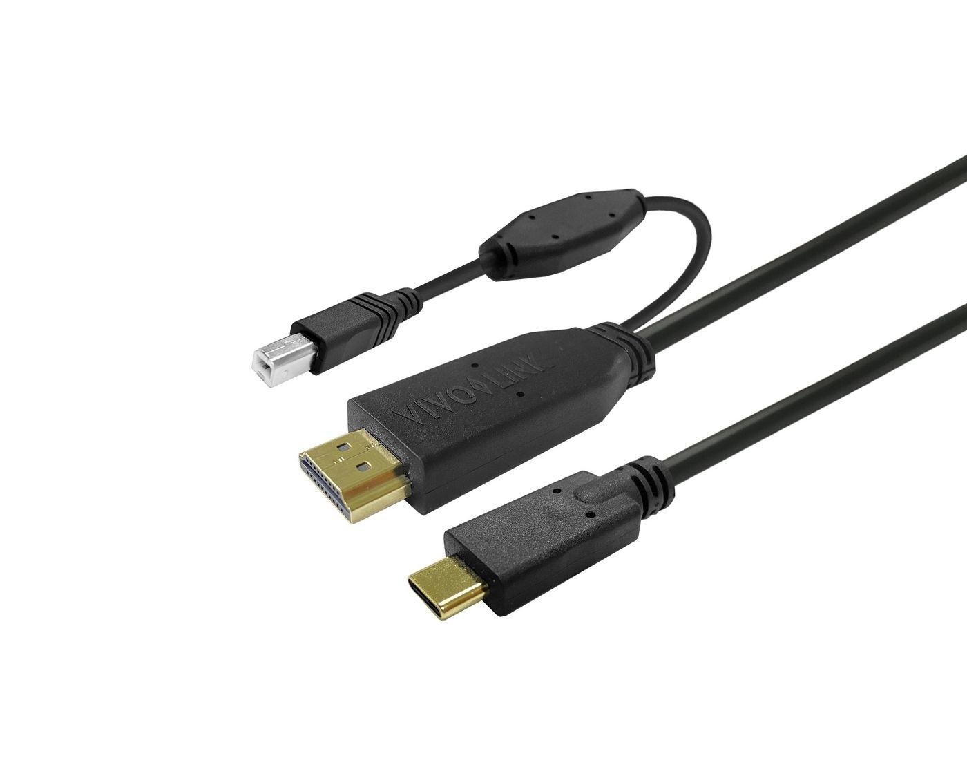 Vivolink PROUSBCHDMIUSBB10 Cavo USB 3.2 Gen 1 (3.1 Gen 1) 10 m USB C Nero - Touchscreen Cable