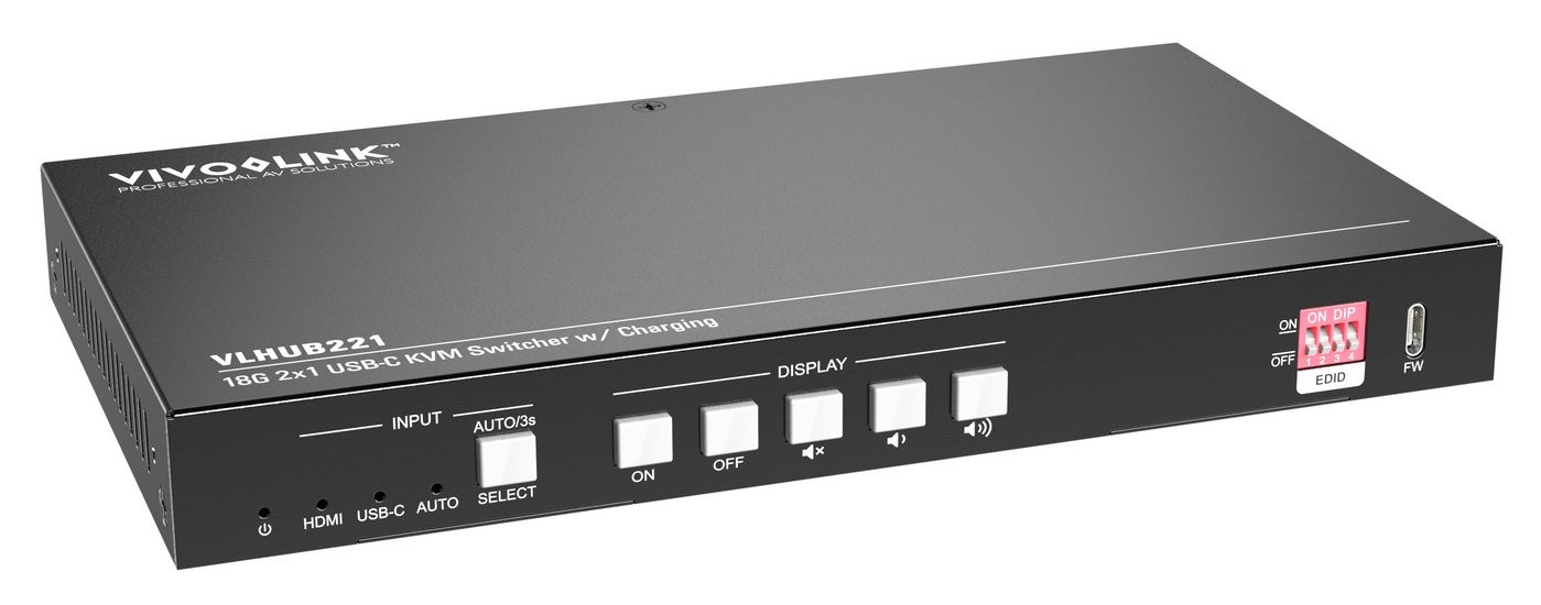 Vivolink VLHUB221 Adattatore Grafico USB-C a HDMI e USB 3.0 - Risoluzione 4K