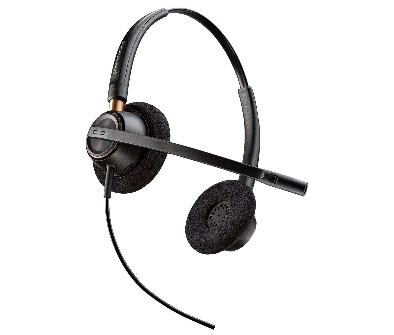 HP Poly Cuffie EncorePro 520 Binaurali Cablate con Quick Disconnect - Leggere e Ideali per Musica e Chiamate