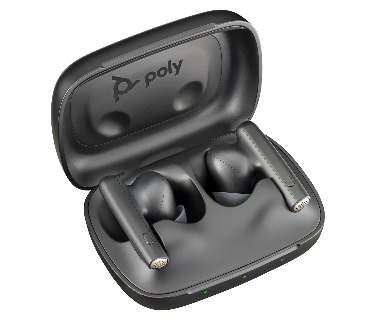 HP Poly Auricolari nerofumo Poly Voyager Free 60 UC + Adattatore BT700 USB-C + Custodia di ricarica di base