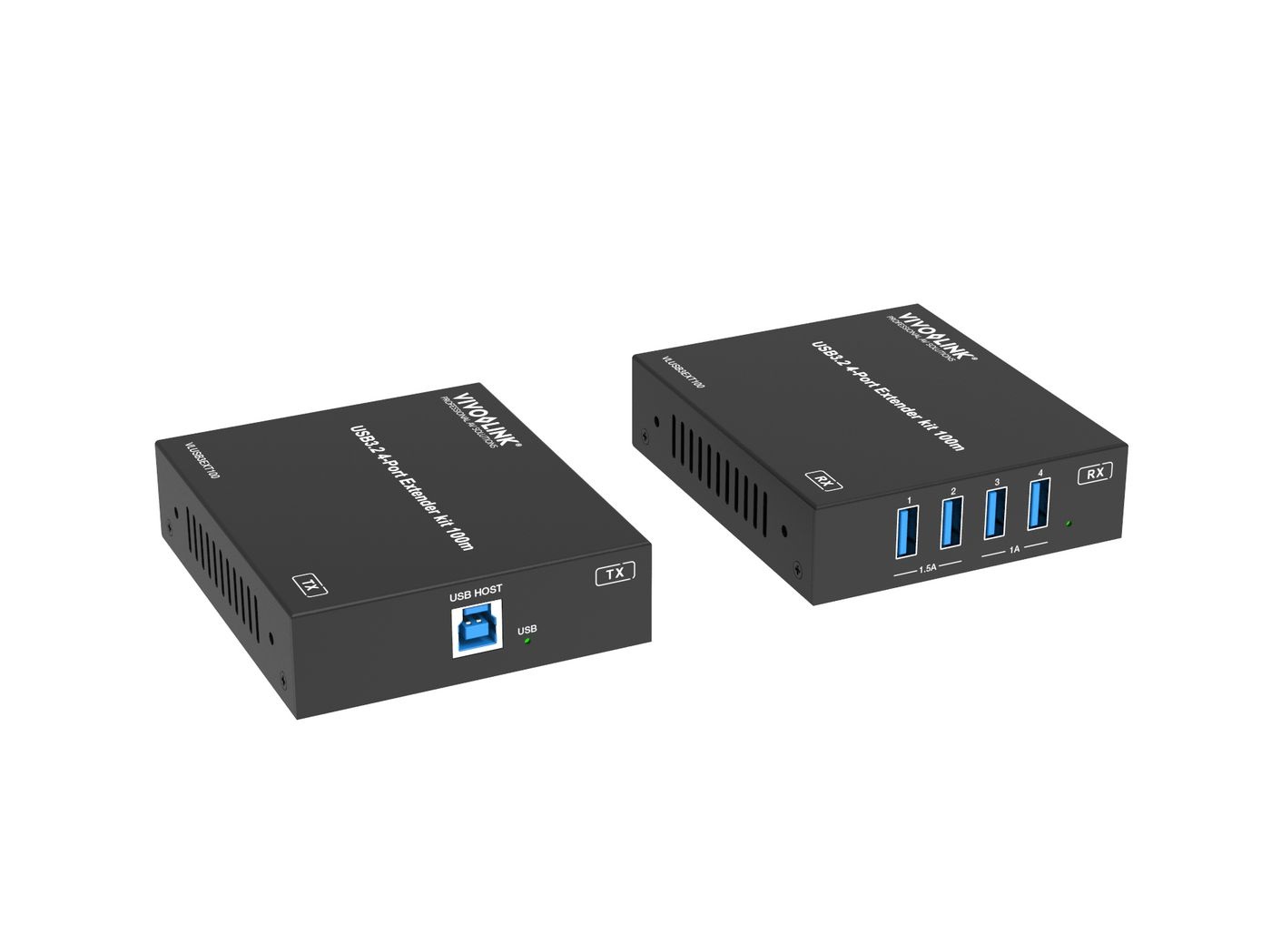 Vivolink Estensore KVM USB 3.2 5Gbit/s 4-Port fino a 100m con Garanzia di 36 mesi
