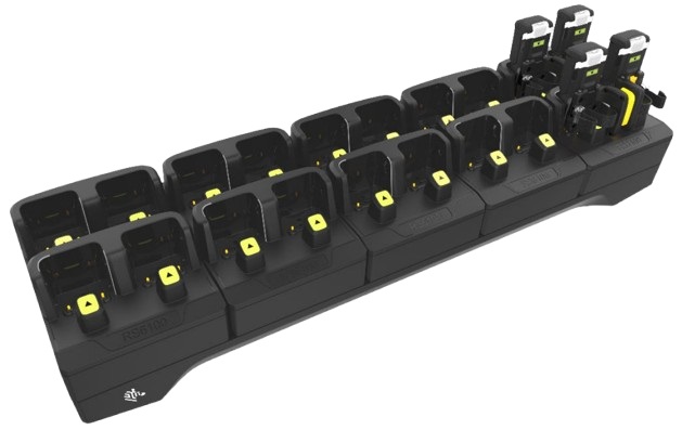 Zebra CRD-RS61-20SCHG-01 Caricabatterie per Scanner Portatili con 20 Slot - Nero