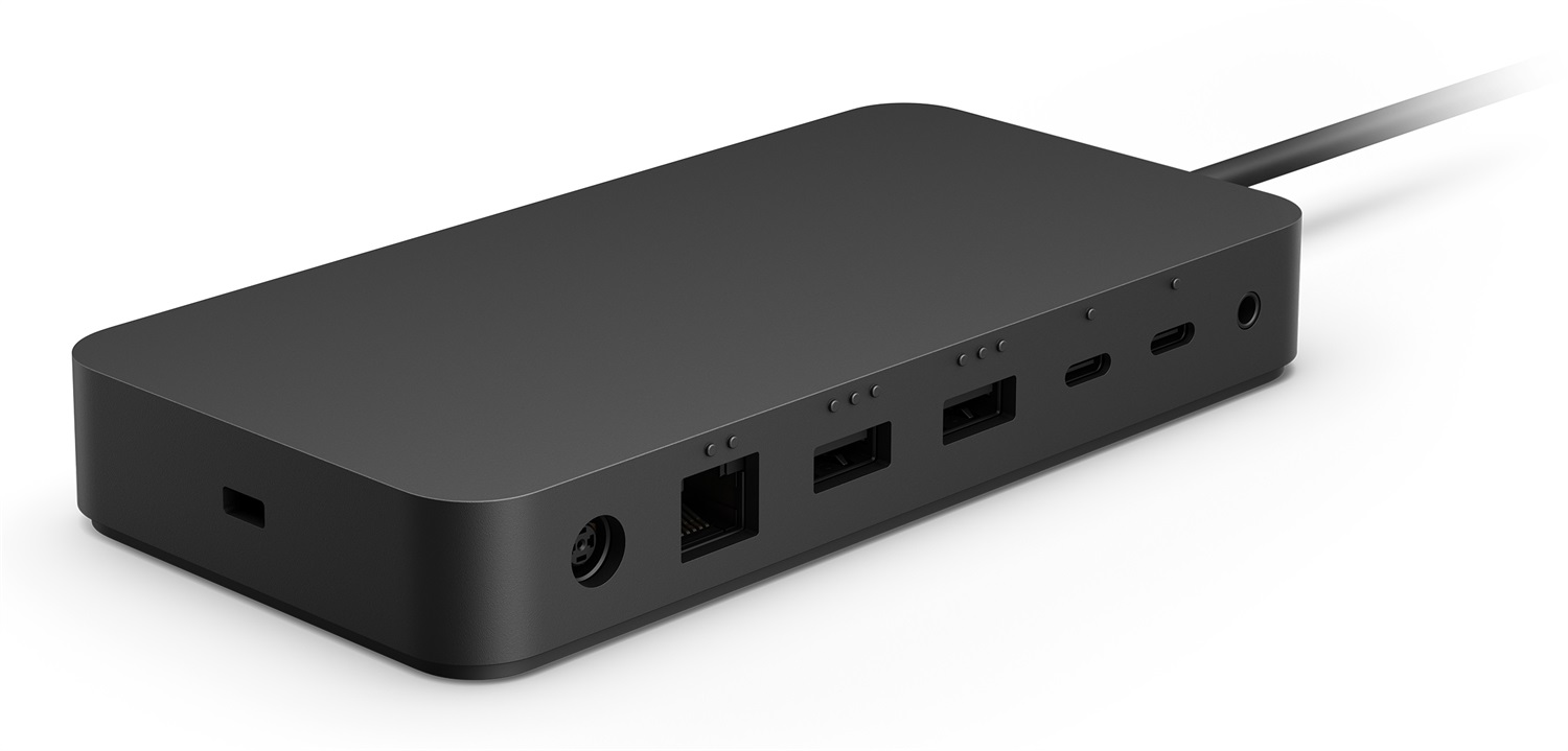 Microsoft Surface Thunderbolt 4 Dock Cablato Nero - Dock con porte Thunderbolt 4 per Surface