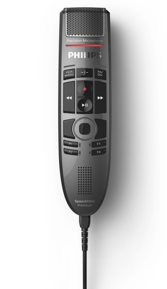 Philips SpeechMike Premium Touch Nero - Microfono Unidirezionale Cablato USB con Sensibilità -37 dB