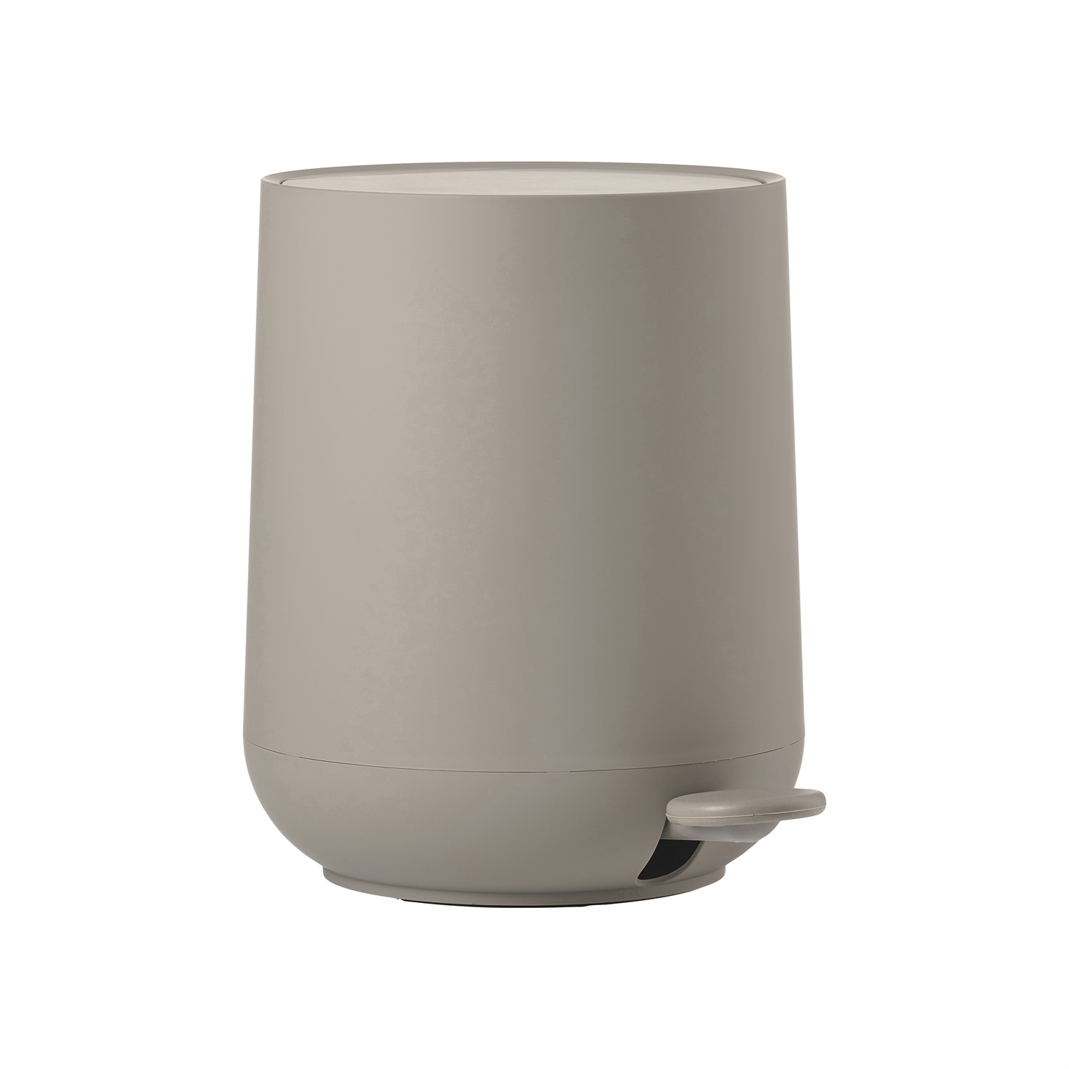 Zone Denmark Pattumiera Nova 3 L in Acrilonitrile butadiene stirene (ABS) Grigio talpa con coperchio soft motion