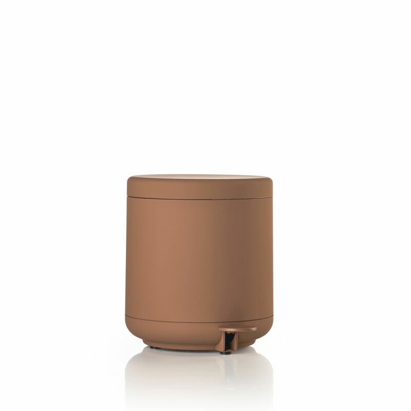Zone Denmark Ume Pattumiera da Bagno a Pedale 4 L con Coperchio Soft-Close - Terracotta