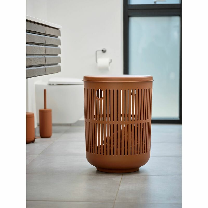 Zone Denmark Ume Pattumiera da Bagno a Pedale 4 L con Coperchio Soft-Close - Terracotta