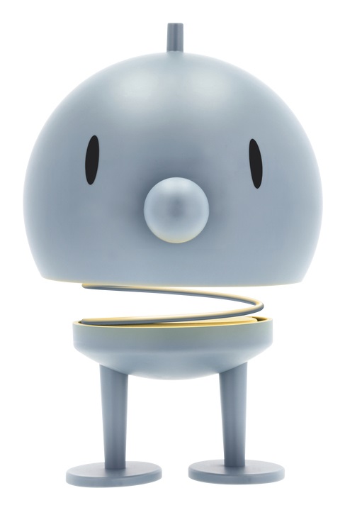 Hoptimist Soft Bumble XL - Lampada LED Ricaricabile Senza Fili 15x15x23 cm Cielo/Azzurra