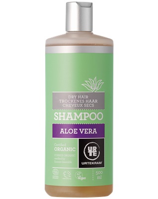 Urtekram Shampoo Rivitalizzante Aloe Vera 500 ml - Vegano, Biologico, per Capelli Secchi