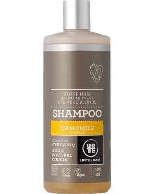 Urtekram Shampoo alla Camomilla per Capelli Biondi - 500 ml, Nutriente e Idratante