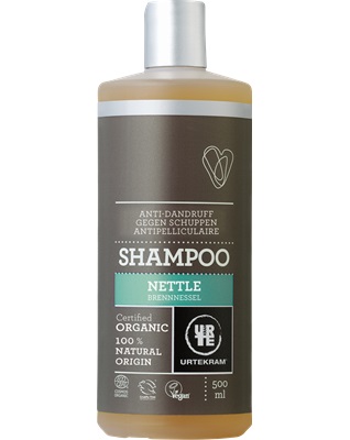 Urtekram Shampoo All'Ortica Antiforfora Biologico 500 ml - Delicato e Nutriente per Capelli e Cuoio Capelluto