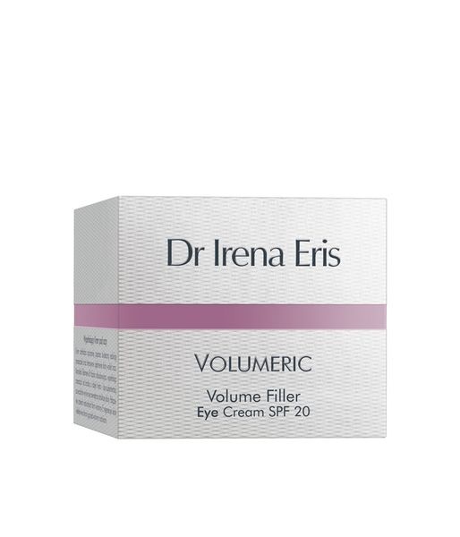 Dr Irena Eris Volumeric Volume Filler Eye Cream SPF 20 - Crema riempitiva per contorno occhi, 15 ml, Antirughe, Rassodante