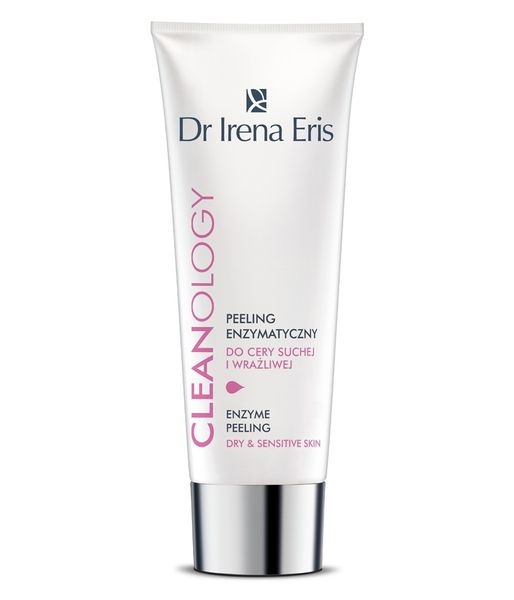 Dr Irena Eris Cleanology Peeling Enzimatico 75 ml per Pelle Secca e Sensibile - Detergente, Esfoliante e Purificante