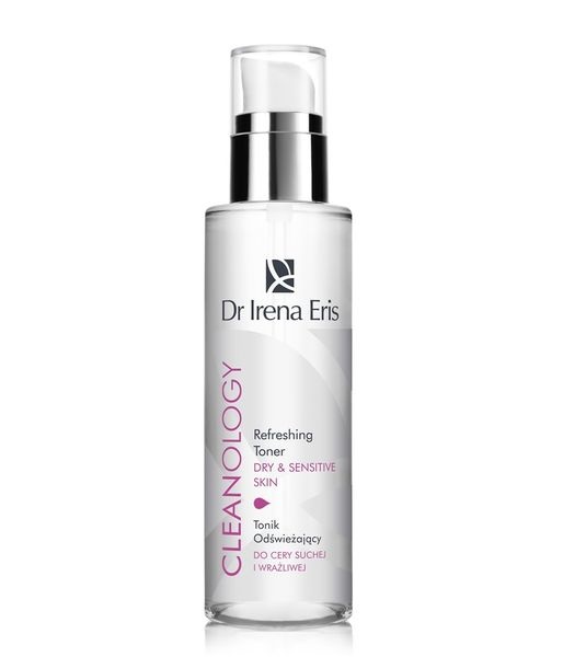 Dr Irena Eris Cleanology Refreshing Toner 200 ml - Tonico per Viso per Pelle Secca e Sensibile, Detergente e Rinfrescante