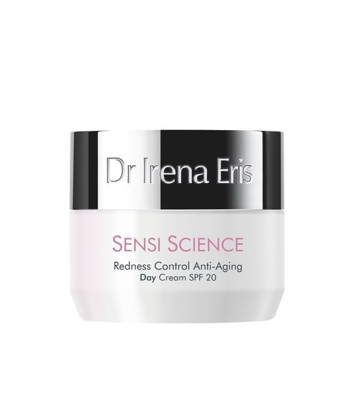 Dr Irena Eris Sensi Science Redness Control Anti-Aging Day Cream SPF 20 - Crema da giorno 50 ml per pelle sensibile e universale, idratante e levigante
