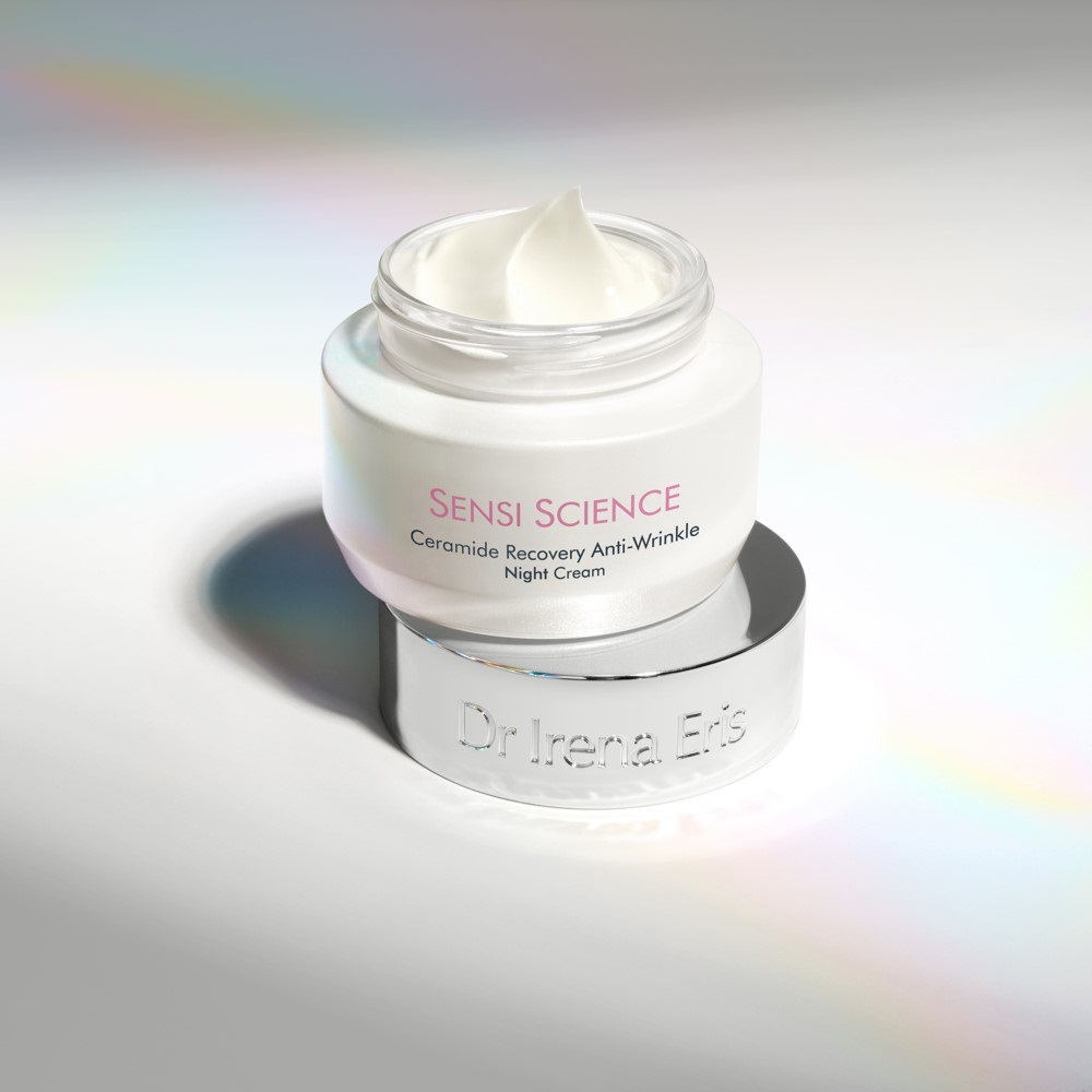 Dr Irena Eris Sensi Science Ceramide Recovery Anti-Wrinkle Night Cream 50 ml - Crema Notte Rigenerante per Pelle Sensibile con Sensi Magnolol-H