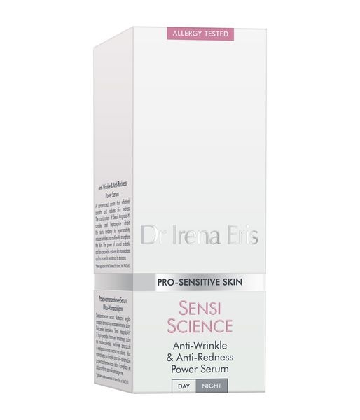 Dr Irena Eris Sensi Science Anti-Wrinkle & Anti-Redness Power Serum 30 ml - Siero Ultra-Rigenerante per Pelle Sensibile
