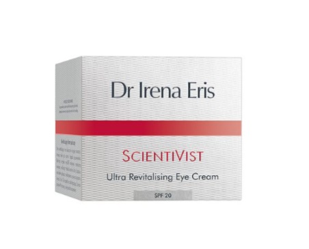 Dr Irena Eris ScientiVist Ultra Revitalising Eye Cream SPF 20 - Crema contorno occhi 15 ml, Rivitalizzante, Riduce rughe e occhiaie