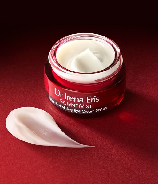 Dr Irena Eris ScientiVist Ultra Revitalising Eye Cream SPF 20 - Crema contorno occhi 15 ml, Rivitalizzante, Riduce rughe e occhiaie
