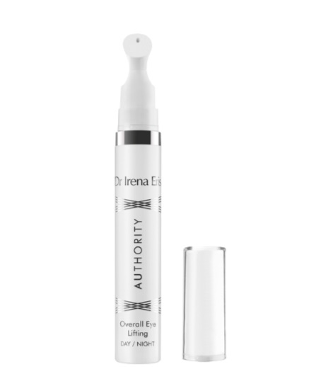 Dr Irena Eris Authority Overall Eye Lifting Siero Crema Antirughe per Contorno Occhi 15 ml con Punta Ceramica Massaggiante