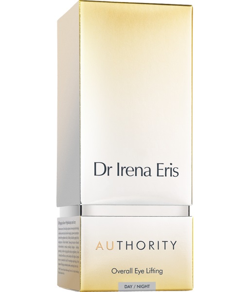 Dr Irena Eris Authority Overall Eye Lifting Siero Crema Antirughe per Contorno Occhi 15 ml con Punta Ceramica Massaggiante