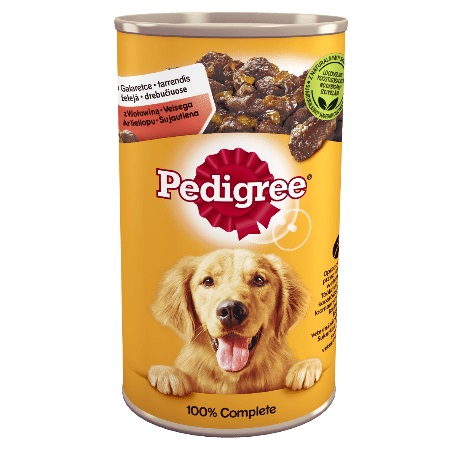 Pedigree Cibo Umido per Cani Adulto con Manzo in Gelatina - 1,2 kg