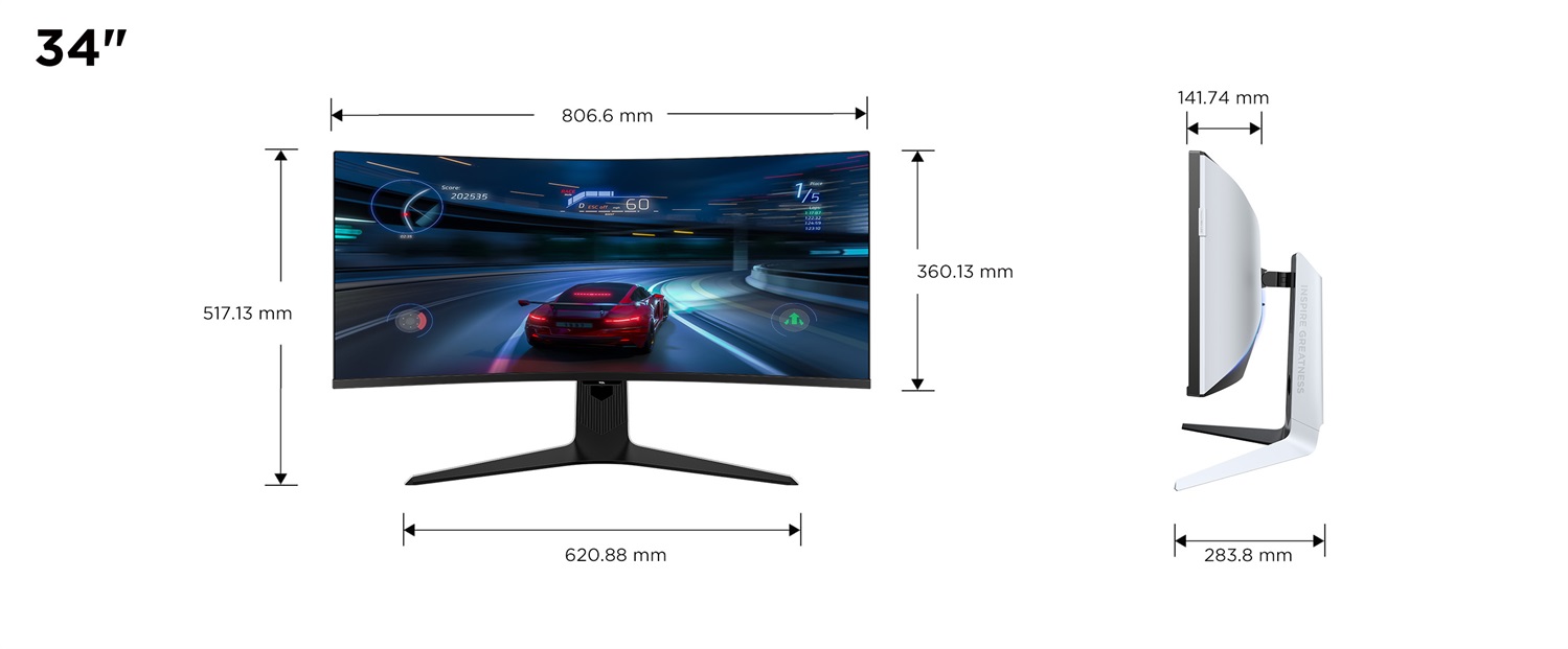 TCL R83 34R83Q Monitor MiniLED 94 cm (37