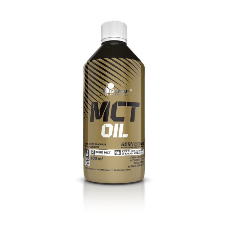 OLIMP MCT Oil 400 ml - Integratore alimentare a base di Trigliceridi a Catena Media (MCT) per sportivi