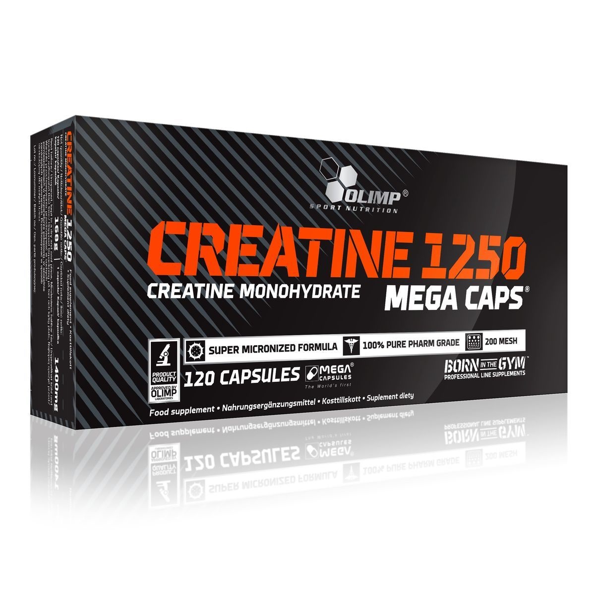 Olimp Creatine Mega Caps 1250 mg - 120 Capsule di Creatina Monoidrato per Prestazioni Fisiche Ottimali